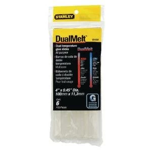 image of Stanley Dual Melt Glue Stick 4" Pack of 24 0-GS20DT