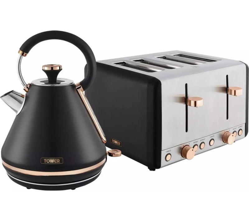 Image of Tower Tower Cavaletto 1.7L Kettle & 4 Slice Toaster - None None M