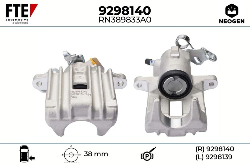 Image of Brake caliper FTE 9298140