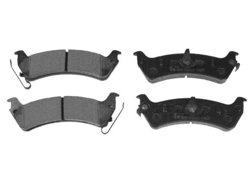 Image of Blue PRINT ADA104215 Brake pad set Rear Axle, with piston clip Brake Pad Set,disc brake (402)