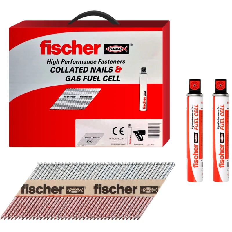 Image of Fischer Fischer - 534704 1ST fixnail 2.8 x 64 ring galv 4048962234657