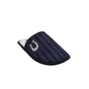 Image of Peaky Blinders Mens Striped Slippers (9 UK-10 UK) (Blue/White)