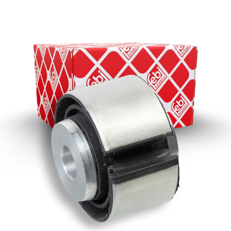 Image of FEBI BILSTEIN 109002 Stabilizer Bushes Front axle both sides, Elastomer Elastomer Anti-roll Bar Bush Kit (1334)