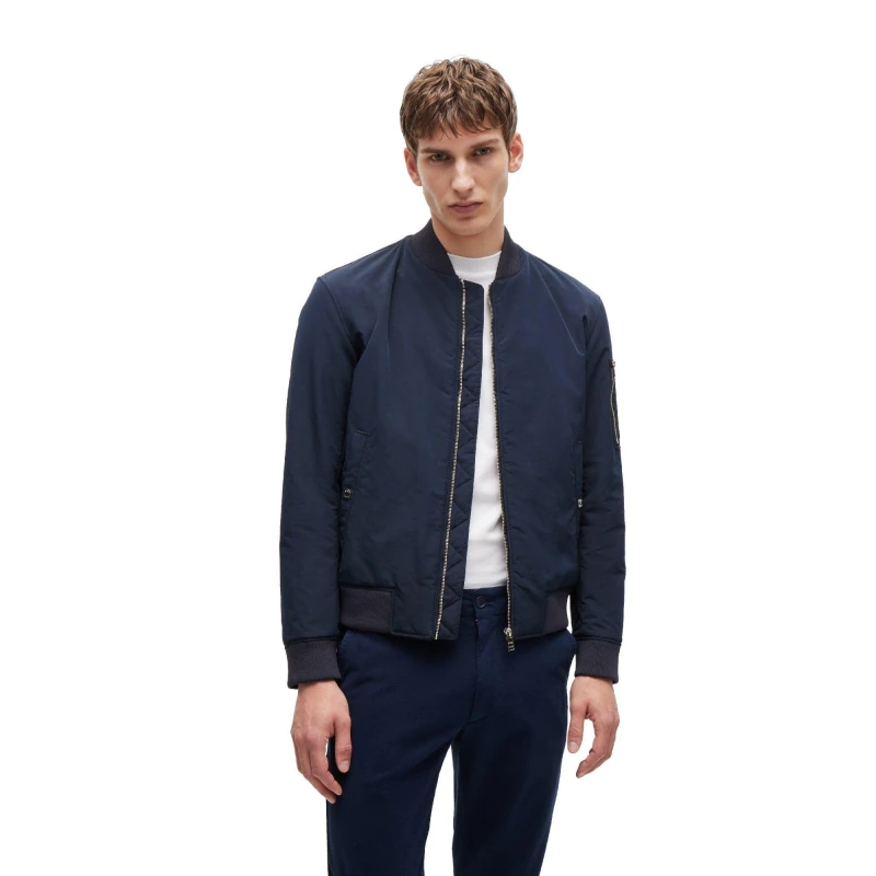 Image of Boss Mens H Comber Formal Coat Blue male 36 (46)