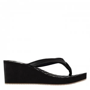 image of SoulCal EVA Ladies Wedge Sandals - Black