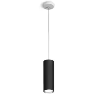 image of Kolarz TUBE - Slim Pendant Light Black - Black Finish, 1x GX53