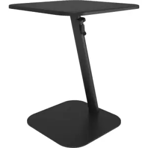 image of Dataflex Bento laptop desk, height adjustment range 555 - 750 mm, black