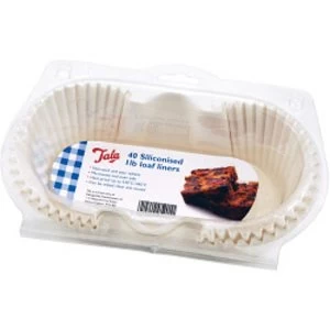 image of Tala Siliconised Greaseproof Loaf Tin Liners (Set of 40) 1lb