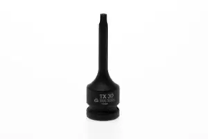 image of Teng Tools 921230TX-C 1/2" Drive - TX Impact Socket - TX30 Chrome Molybdenum