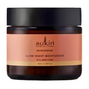 image of Sukin Brightening glow night mosturiser 50ml