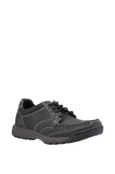 image of Hush Puppies Dominic Smooth Leather Lace Shoes