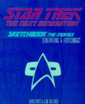 Image of Star Trek the Next Generation Sketchbook by J M Dillard Paperback