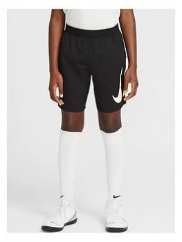 Image of Boys, Nike Youth Dri-FIT Academy GX Shorts - Black, Size S
