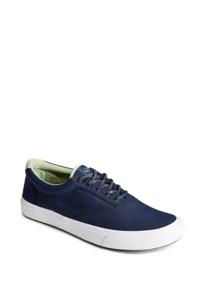 Image of Sperry 'Striper II CVO Seacycled' Trainers Navy