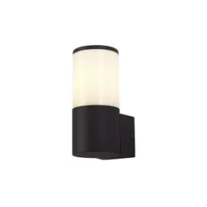 image of Luminosa Lighting - Wall Lamp 1 x E27, IP54, Anthracite, Opal