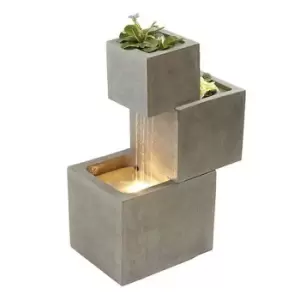 image of Serenity Cascade Water Feature w/ Planter