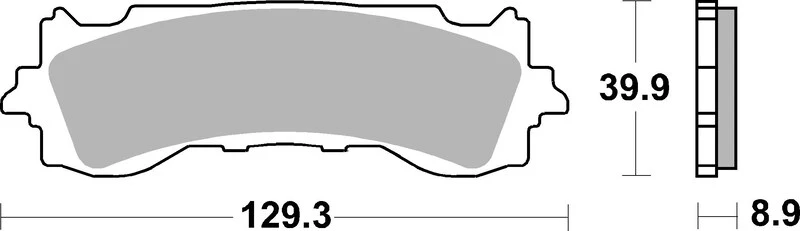 Image of Sintered Brake pads - 07HO65SA