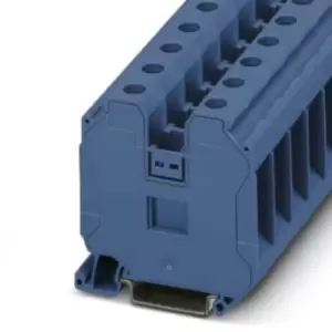 Phoenix Contact Ut 35 Bu Terminal Block, Din Rail, 2Pos, 6Awg