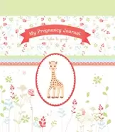Image of my pregnancy journal with sophie la girafe