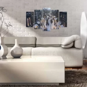 Image of 5PMX-120 Multicolor Decorative MDF Painting (5 Pieces)