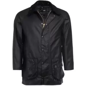 Image of Barbour Mens Beaufort Wax Jacket Black 38