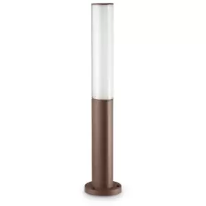 image of Ideal Lux LED Outdoor Bollards Coffee IP54, 3000K 10.5W