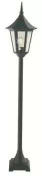 Image of Valencia 1 Light Outdoor Bollard Lantern Black IP54, E27