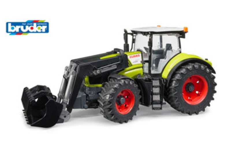 Image of Bruder CLAAS Axion 950 Green Tractor With Frontloader Vehicle Multicolor Unisex