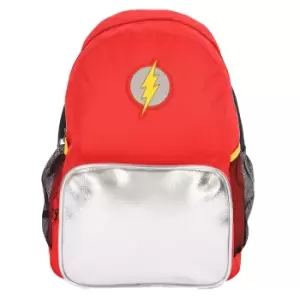 Image of The Flash Logo Backpack (One Size) (Red/Silver)
