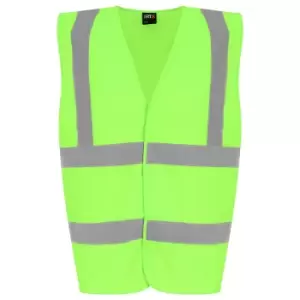 Image of PRO RTX High Visibility Childrens/Kids Waistcoat (L) (Lime Green)