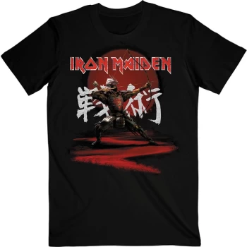 Image of Iron Maiden - Senjutsu Eddie Archer Kanji Unisex Large T-Shirt - Black
