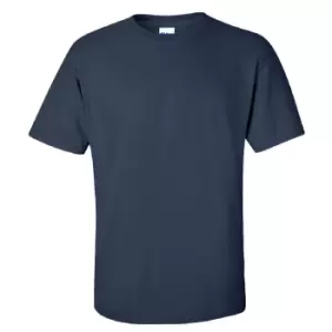 image of Gildan Mens Ultra Cotton Short Sleeve T-Shirt (L) (Navy)