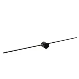 Image of Mizar Modern Wall Light Bathroom - LED - 1x10W 2700K - IP44 - Black