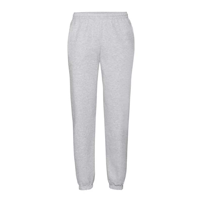 Image of Fruit Of The Loom Classic Elasticated Hem Jogging Bottoms Grey
