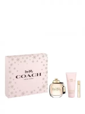 image of Coach 90ml Eau de Parfum +100ml Body Lotion + 7.5ml Gift Set