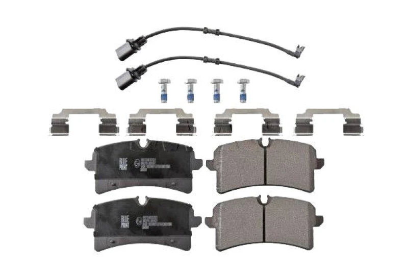 Image of SWAG 33 10 7535 Brake pad set Rear Axle, incl. wear warning contact, with fastening/mounting material, with fastening material Brake Pad Set,disc bra