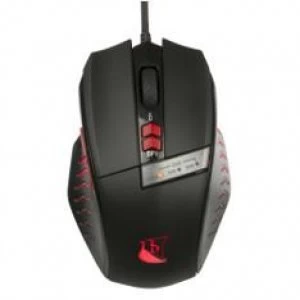 image of Konix Drakkar Runemaster Evo 7 Button Optical Gaming Mouse - Black