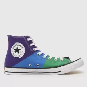 image of Converse All Star Hi Pride Trainers In Multi