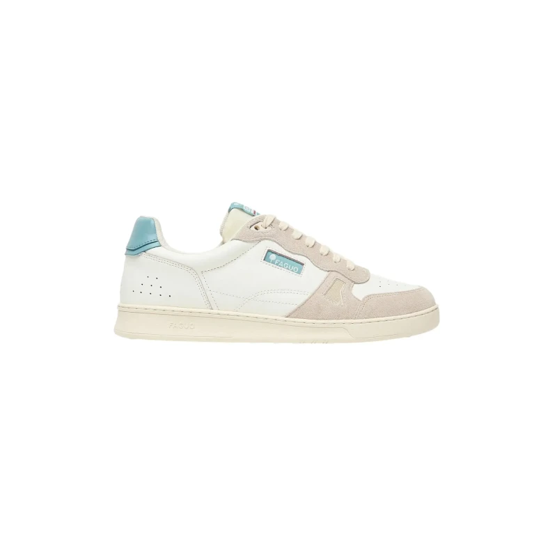 Image of Faguo Baskets Faguo Commute Leather Blanc Male 45