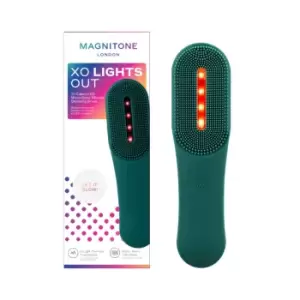 image of Magnitone London XO Lights Out Tri-Colour LED Micro-Sonic Silicone Cleansing Brush