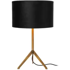 image of Lucide TONDO - Table Lamp - Ø30cm - 1xE27 - Matt Gold, Brass