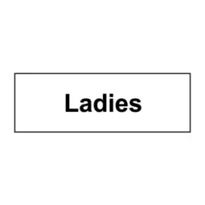 Image of Ladies - RPVC (300 x 100mm)