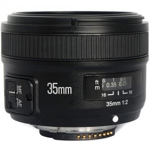 Image of Yongnuo YN 35mm f/2 Lens for Nikon F