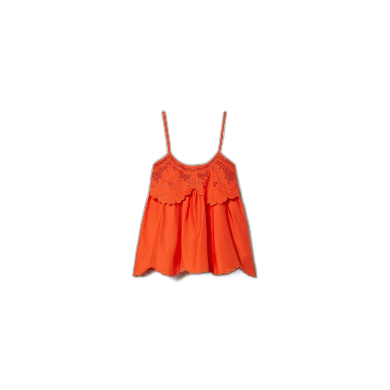 Image of Twinset Womens crop top Twinset Orange Female 40