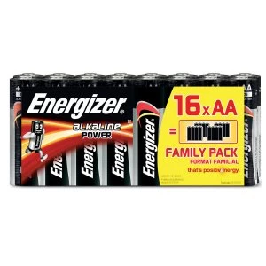 Image of Energizer AA Alkaline Power 16 Battery Pack