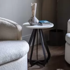 Image of Gallery Interiors Anton Side Table Black