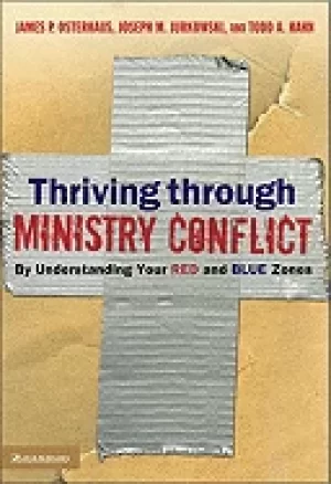 Image of thriving through ministry conflict by understanding your red and blue zones