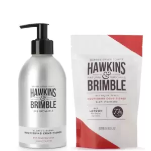 image of Hawkins & Brimble Conditioner Refill & Pouch Bundle