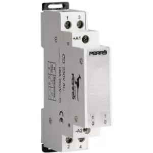 Image of Impulse changeover switch DIN rail Wallair Stromstoßschalter 2 makers 12 V AC 16 A