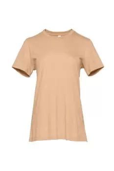 Bella + Canvas Womens/Ladies Relaxed Jersey T-Shirt (M) (Sand Dune)